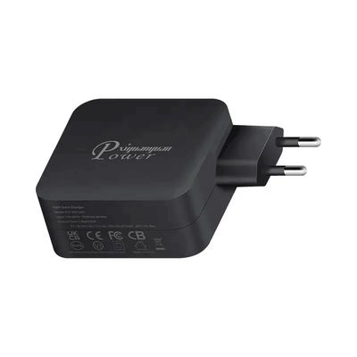 Сетевое зарядное устройство USB-C с 2-контактным разъемом EU, 140 Вт, высокоскоростной адаптер Type-C для мощных ноутбуков, планшетов и мобильных устройств
