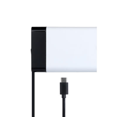 Адаптер питания USB-C мощностью 60 Вт с фиксированным кабелем, высокоскоростное стеновое зарядное устройство типа C для ноутбука, планшета и смартфона