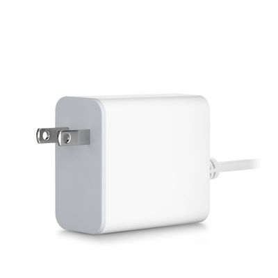 Зарядное устройство для розетки USB-C 60 Вт с фиксированным кабелем, высокоскоростной адаптер питания Type-C для смартфонов, планшетов и ноутбуков