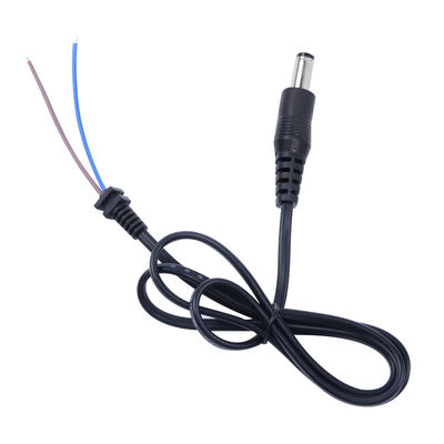 Кабель-переходник DC Male Plug на луженый провод, 5.5x2.1 мм, для источника питания 12 В