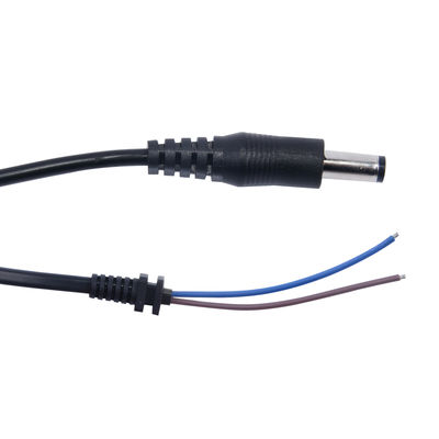 Кабель-переходник DC Male Plug на луженый провод, 5.5x2.1 мм, для источника питания 12 В