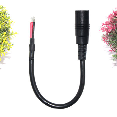 Правоугольный токовой разъем 5.5x2.1 мм женский разъем для консервированного провода