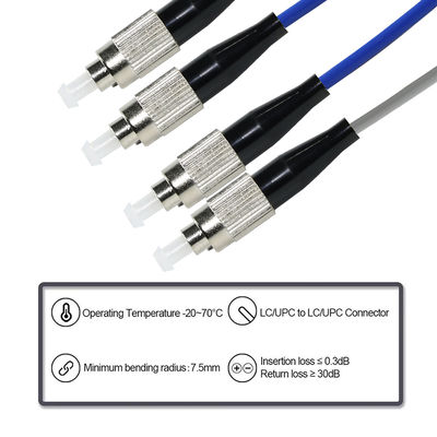 Оптический кабель FC-FC дуплексный одномодовый 9/125 мкм OS2