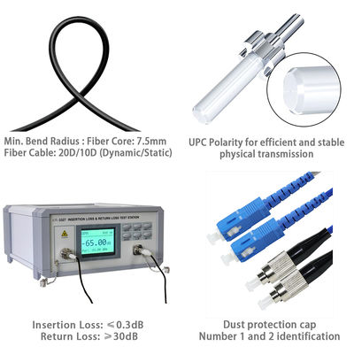 Дуплексный патч-корд ST - SC OM3 многомодовый оптоволоконный кабель 50/125 мкм