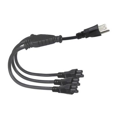 NEMA 5-15P к 4-угольному кабелю разделителя питания IEC C5 для ноутбуков