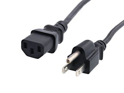 Компактный кабель питания C13 длиной 5 футов для аккуратной организации домашнего офиса