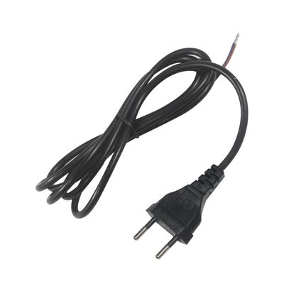 1.8M EU 2Pin Plug Power Cord 250V 10A ПВХ кабель