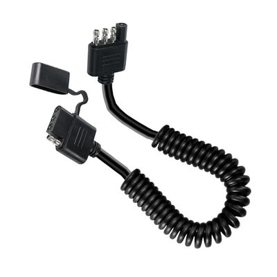 4-прикольный катушный кабель для подъема прицепа, неотразимый на погоду, 1,2 м, черный