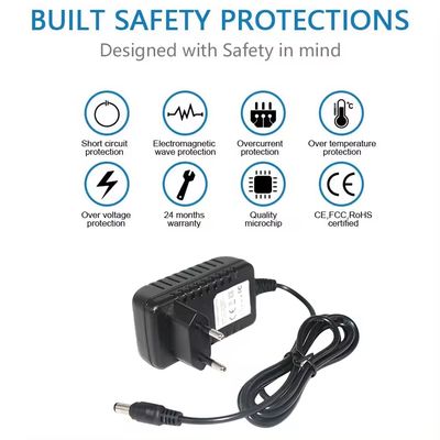 5В 2А ЕС адаптер питания с 2,1 мм постоянным током