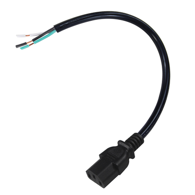 Кабель питания IEC C13 - обжатый провод, 10A 250V для серверного PDU