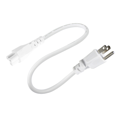 NEMA 5-15P к IEC C5 Кловерлиф Корд питания 3-конечный кабель переменного тока США для адаптера для ноутбука, ноутбука, принтера, 125В 10А