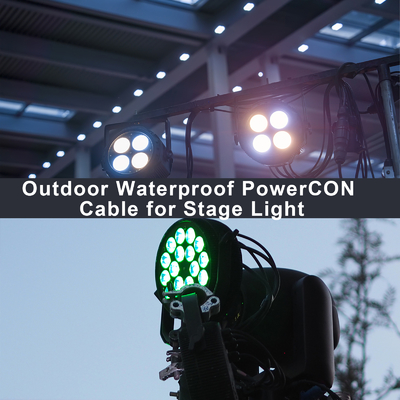 PowerCON 3-прикосновный блокирующий переменный ток для освещения сцены
