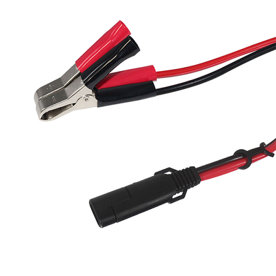 Кабель для батареи SAE к Alligator Clip с встроенным предохранителем и переключателем - 12В для солнечной энергии, автомобильной промышленности, DIY