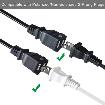 1-to-4 NEMA 1-15P Flat Plug Power Splitter - экономия места 125V 15A многоразовое расширение для дома / офиса