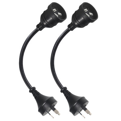 Сертифицированный SAA удлинитель питания с вилкой AU 3-контактный (папа-мама)