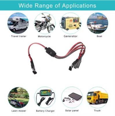 Кабель для разделения энергии SAE 1 на 3 для солнечных панелей и зарядных устройств