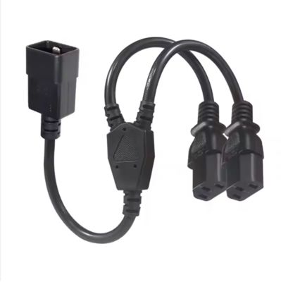 Кабель-разветвитель питания C20 на двойной C13, 250 В, 15 А для центров обработки данных