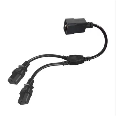 Кабель-разветвитель питания C20 на двойной C13, 250 В, 15 А для центров обработки данных