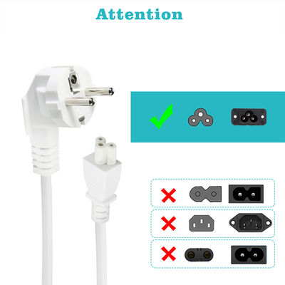 Кабель питания CEE 7/7 EU - C5, 0.75 мм, ПВХ, медь