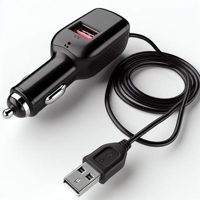 Кабель-адаптер USB для автомобиля от 5 В до 12 В с гнездом прикуривателя