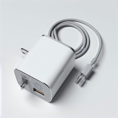 100W GaN Зарядное устройство для розетки с двумя USB-C и USB-A, вилка США