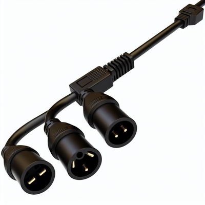 C20 к двойной C13 Power Splitter кабель 6ft 250V Черный ПВХ