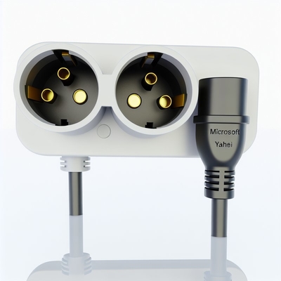 C20 к двойной C13 Power Splitter кабель 6ft 250V Черный ПВХ