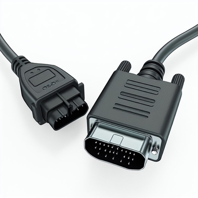 Кабель диагностического адаптера OBD-II на DB9 с 16-контактным мужским на 9-контактный серийный
