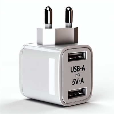 Сетевое зарядное устройство SA с двумя USB-A портами, 5 В, 2.4 А для мобильных устройств