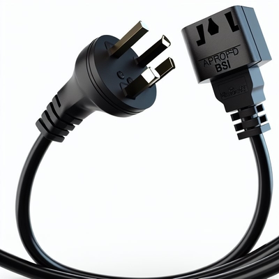 Великобритания 3Pin до 2x IEC C13 Кабель питания H05VV-F 0,75mm2