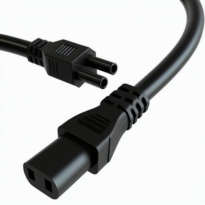 IEC C5 до C14 Кабель питания 1,8 м 16AWG Черный компьютерный кабель