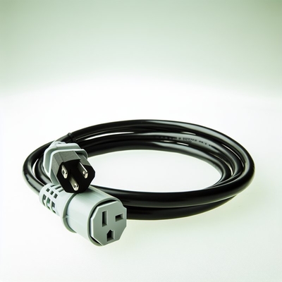 NEMA 5-15 к IEC C15 Электрический кабель 16AWG-18AWG для компьютеров