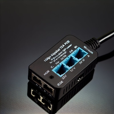 12V Gigabit PoE сплиттер-адаптер для IP-камер IEEE 802.3af/at