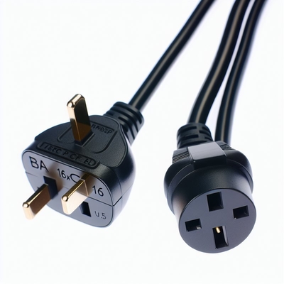В Великобритании BS1363 Кабель питания с разъемом IEC C5 3A Фиуза 250 В