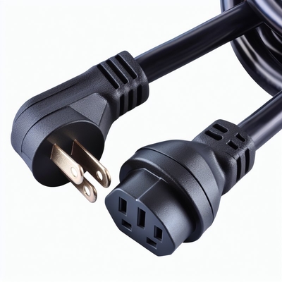 NEMA 5-15P к IEC C5 Кабель питания 14AWG 250V 16A Черный