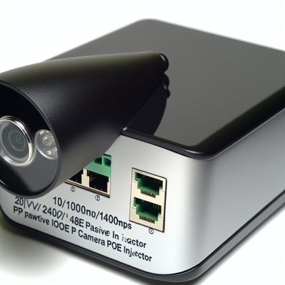 12 В 24 В 48 В Пассивный POE инжектор для IP-камер 10/100/1000 Мбит/с