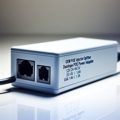 48В POE инжектор-разветвитель с 2 Ethernet портами 10/100/1000 Мбит/с
