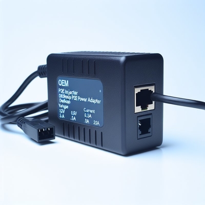 48В POE инжектор-разветвитель с 2 Ethernet портами 10/100/1000 Мбит/с
