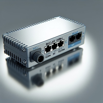 802.3af 12V POE Splitter с разъемом DC USB-C 100 Мбит/с