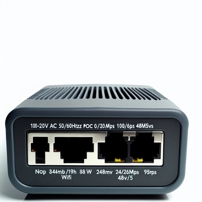 48V до 24V 12V 5V POE Splitter 10/100Mbps для WiFi-маршрутизатора