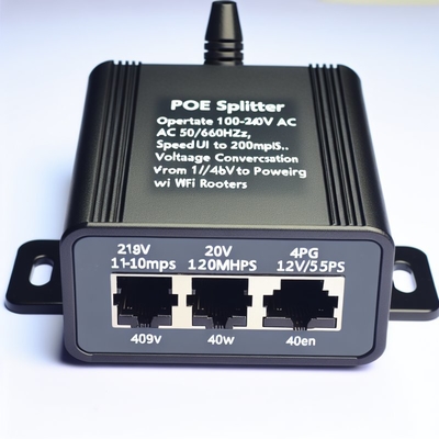 48V до 24V 12V 5V POE Splitter 10/100Mbps для WiFi-маршрутизатора