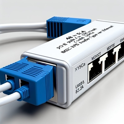 48V до 5V 2.4A PoE Splitter с выходом USB и RJ45 IEEE 802.3af