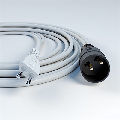 EU 3-Pin Schuko Plug to C13 Power Cord 0,75mm2 HO5VV-F