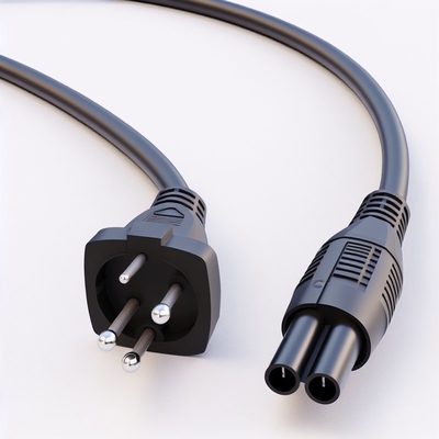 EU 3-Pin Schuko Plug to C13 Power Cord 0,75mm2 HO5VV-F