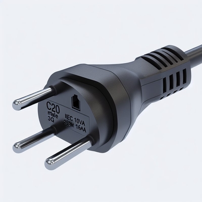 Кабель питания C20 - IEC C19 250В 10А H05VV-F 3G