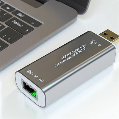Сплиттер POE 48В на 24В 1 Гбит/с IEEE 802.3af для камер видеонаблюдения