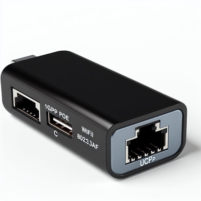 Сплиттер POE 48В на 24В 1 Гбит/с IEEE 802.3af для камер видеонаблюдения