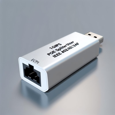 Сплиттер POE 48В на 24В 1 Гбит/с IEEE 802.3af для камер видеонаблюдения