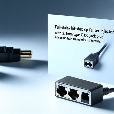 48V до 24V 12V 5V POE Splitter с 2,1 мм 5,5 мм клапаном DC типа C