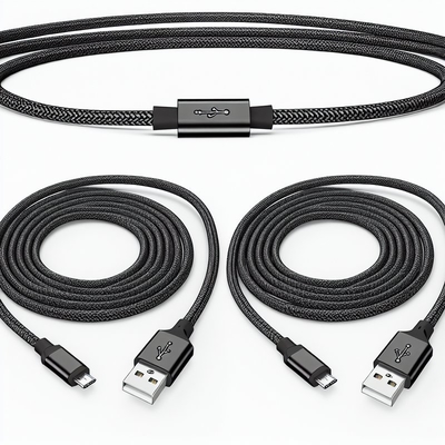 Черный USB 2.0 на микро USB кабель 1 м 1,5 м зарядка передачи данных